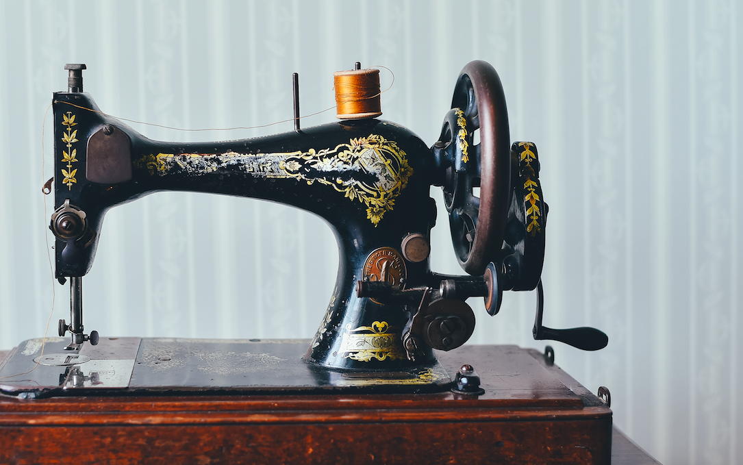 Old school sewing machine - Storage protection against bushfires