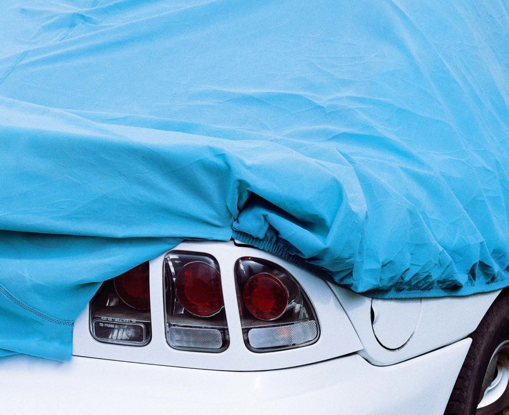 Covering your car whilst storing it will help protect it.
