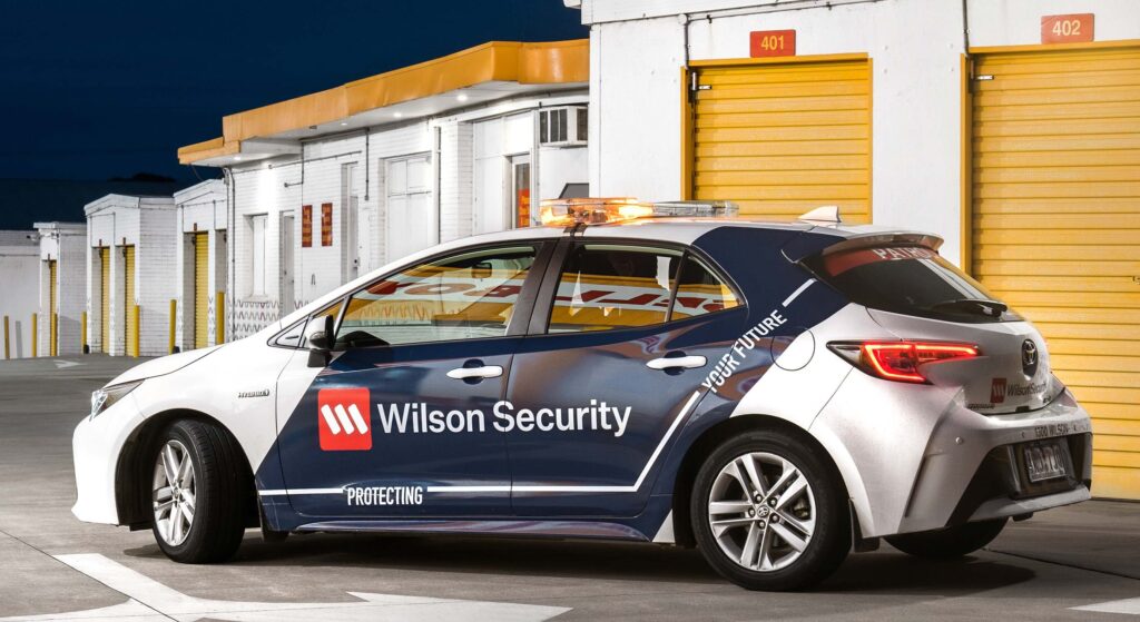 A Wilson Storage Security Vehicle